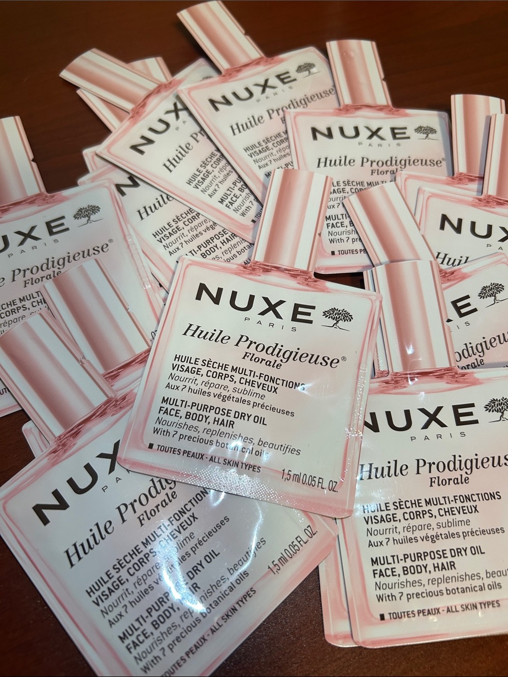 1.5mlx15 NUX Huile Prodigieuse Florale Multi-Purpose Dry Oil